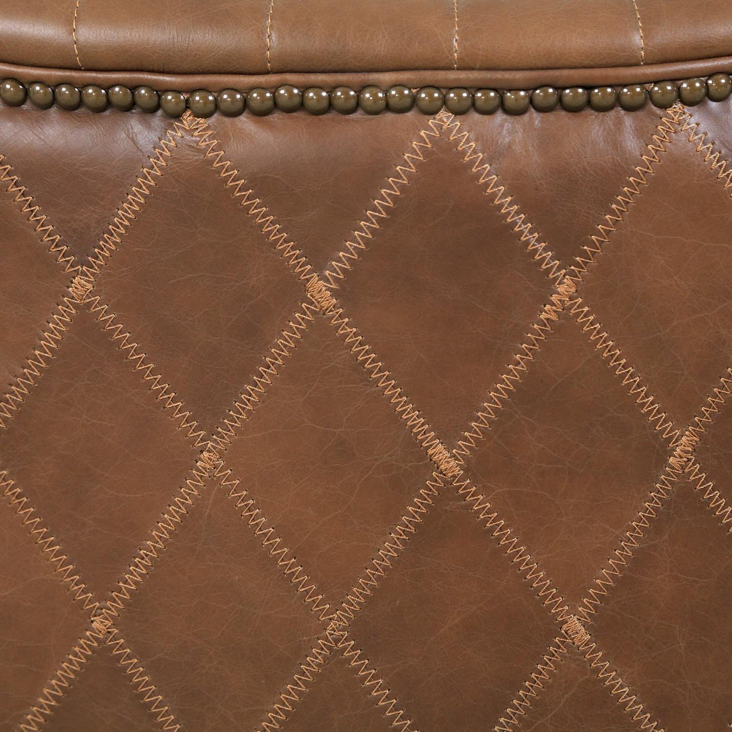 Harrison Top Grain Leather Upholstered Wing Chair