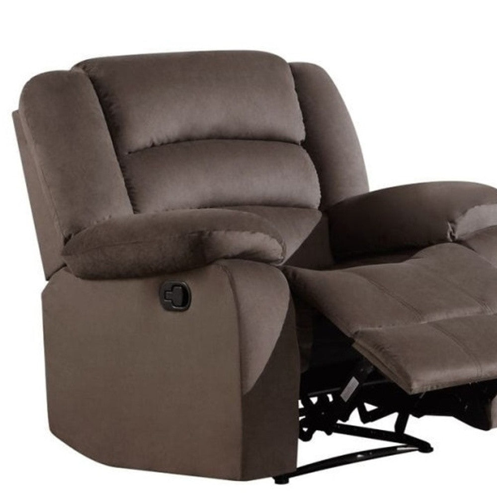Three Piece Indoor Microsuede Six Person Seating Set
