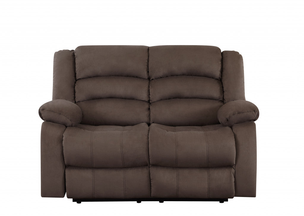 Three Piece Indoor Microsuede Six Person Seating Set