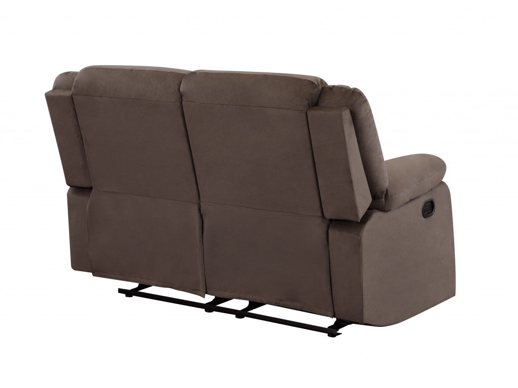 Three Piece Indoor Microsuede Six Person Seating Set