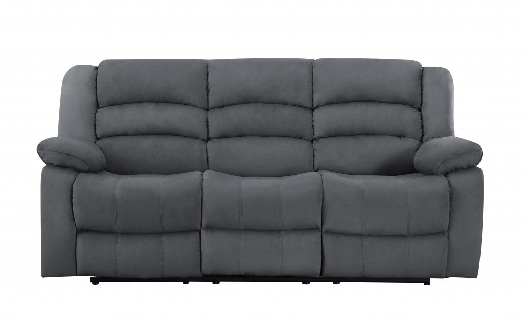 Contemporary Grey Fabric Sofa