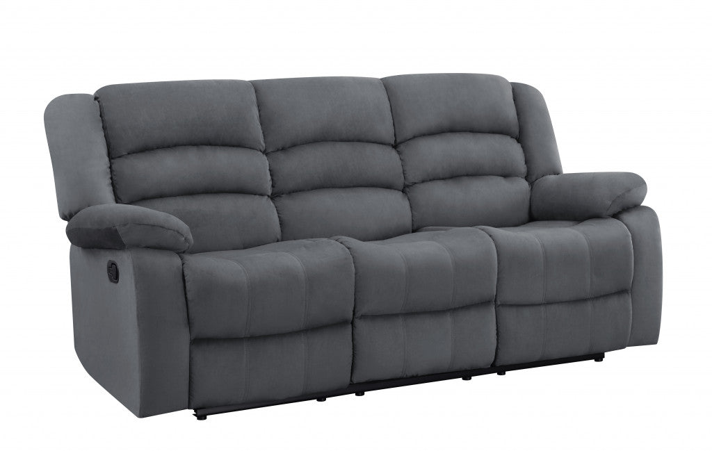 Contemporary Grey Fabric Sofa