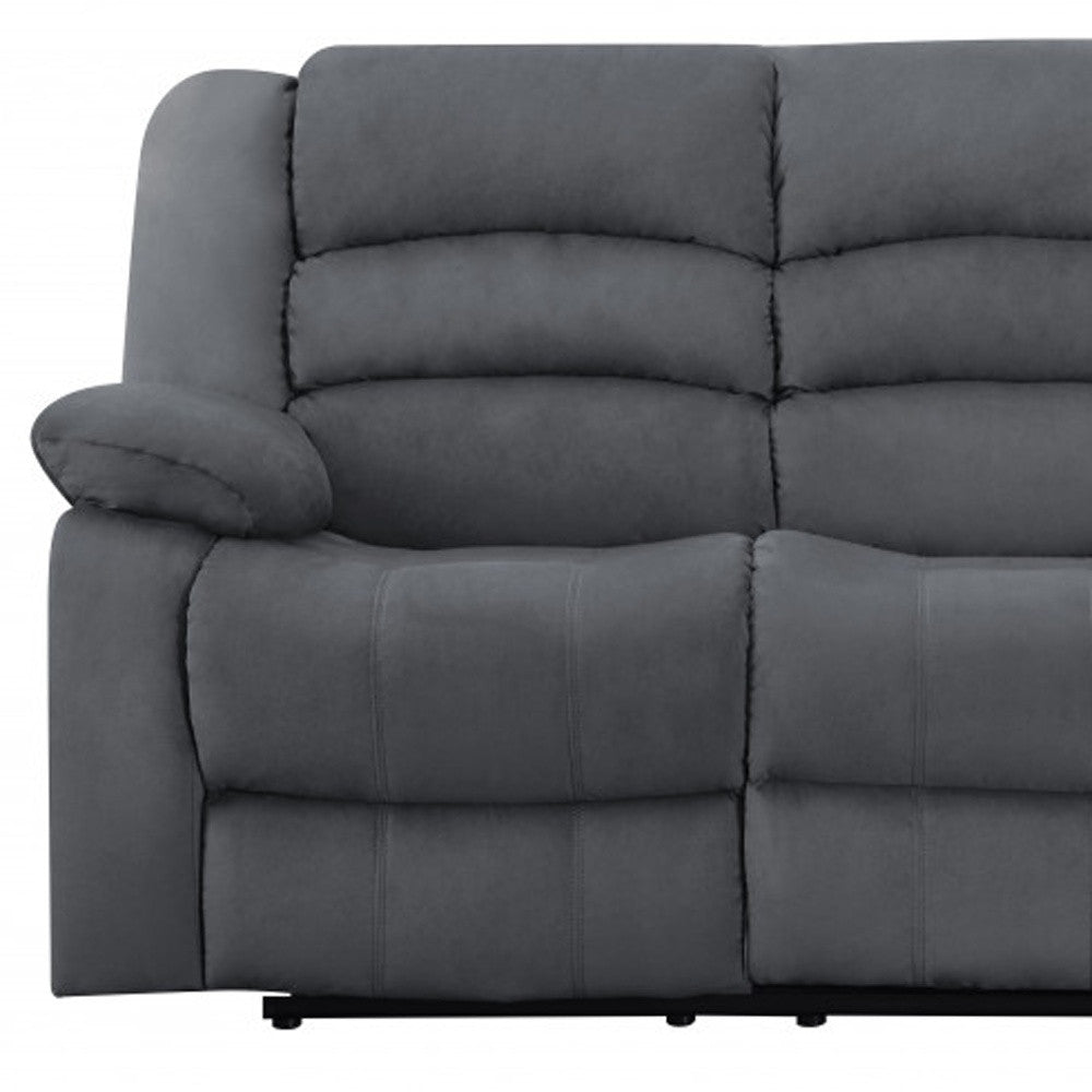 Contemporary Grey Fabric Sofa