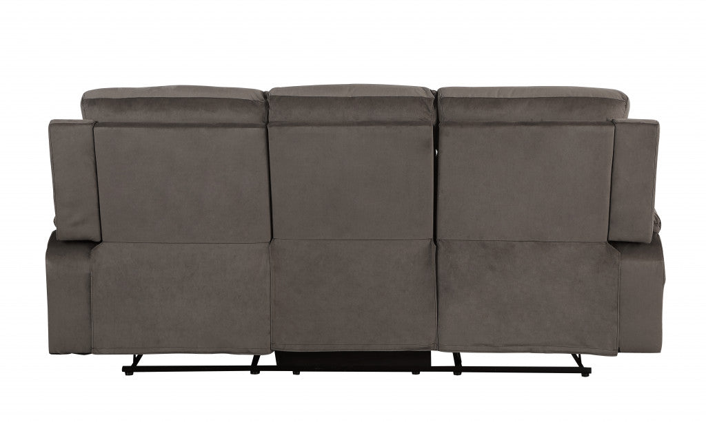 Modern Brown Fabric Sofa