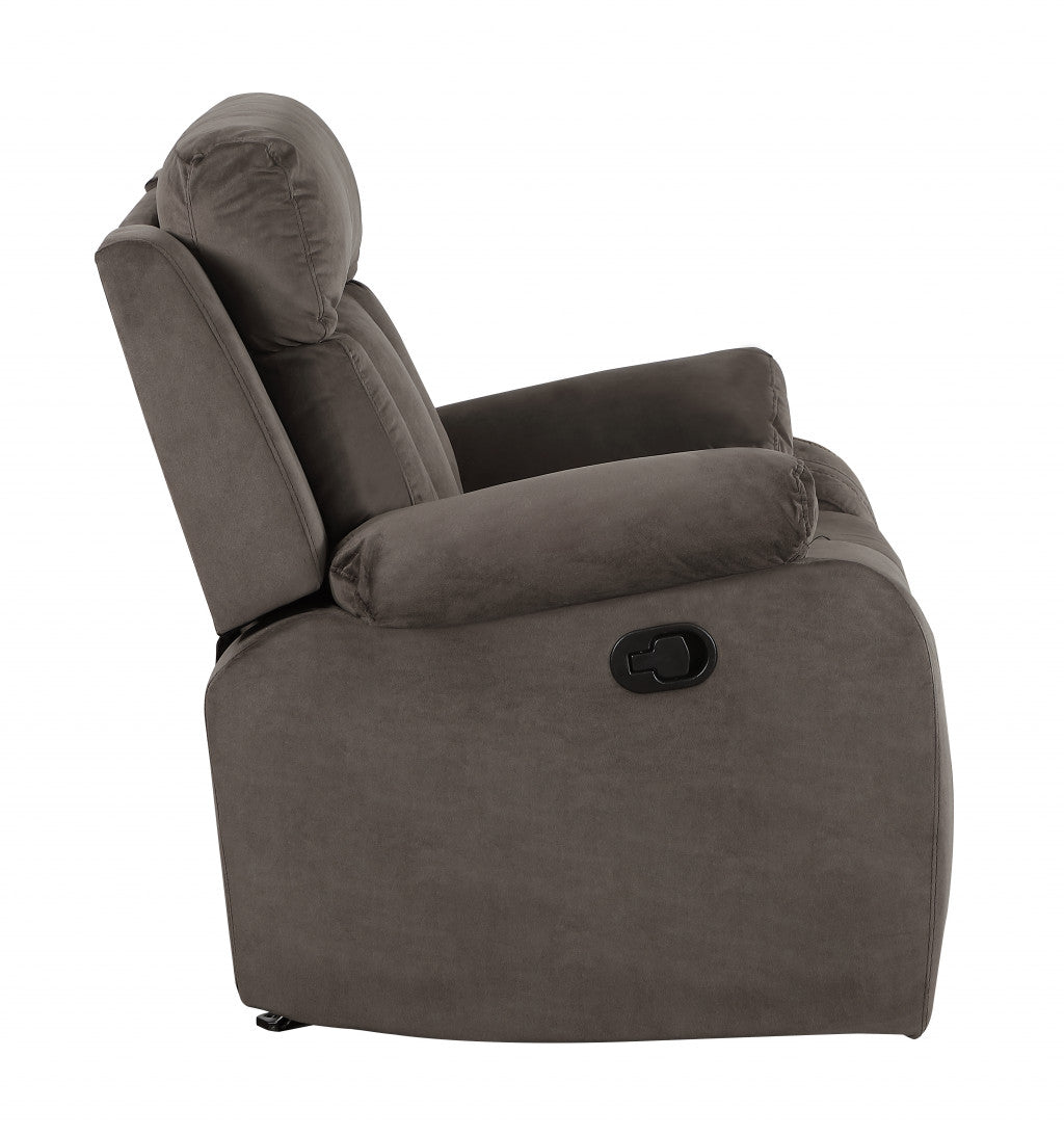 Modern Brown Fabric Sofa