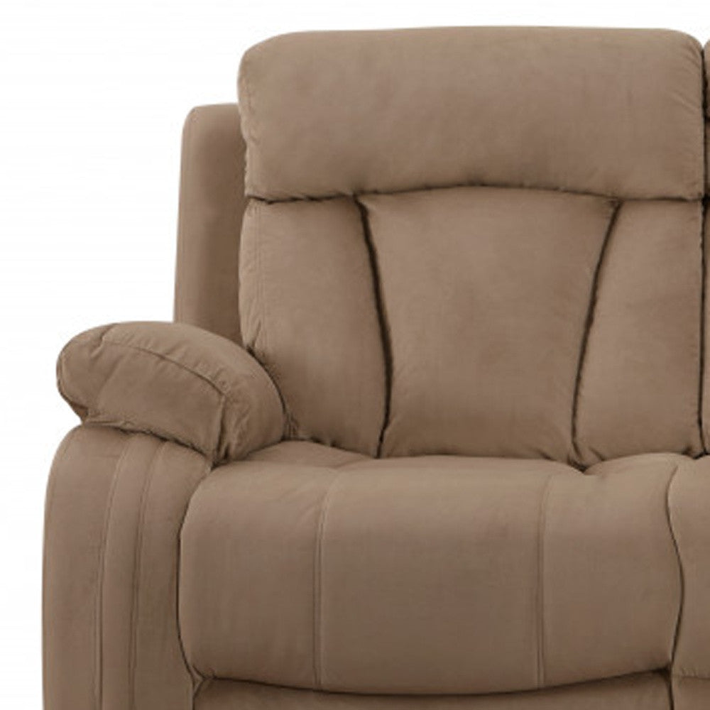 Modern Beige Fabric Sofa
