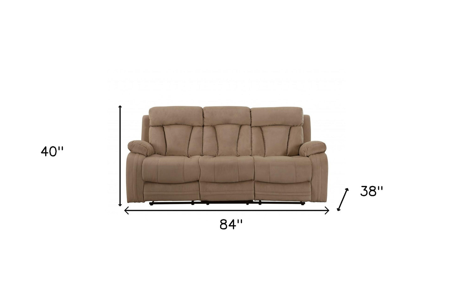 Modern Beige Fabric Sofa