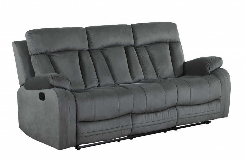 Modern Grey Fabric Sofa