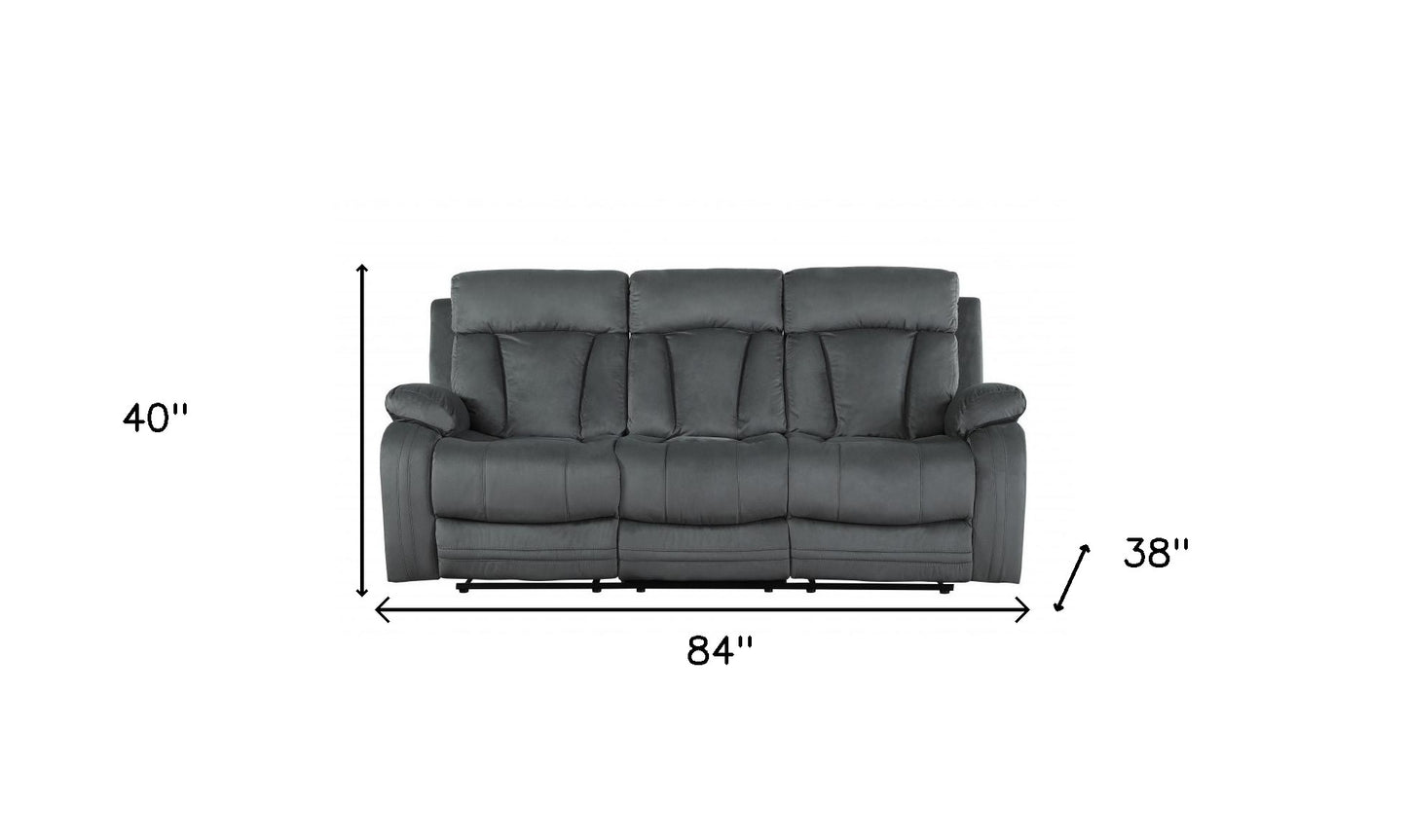 Modern Grey Fabric Sofa