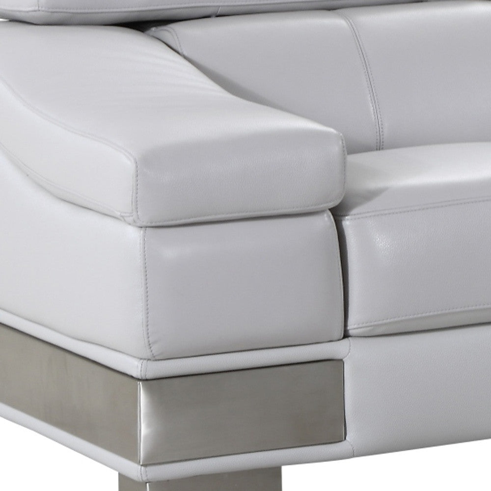 Genuine Leather Love Seat