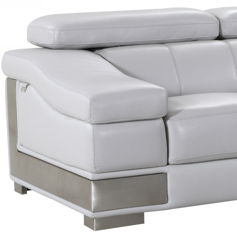 Genuine Leather Love Seat