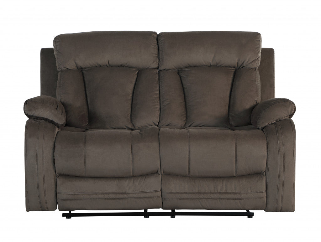 Two Piece Indoor Microsuede Five Person Seating Set