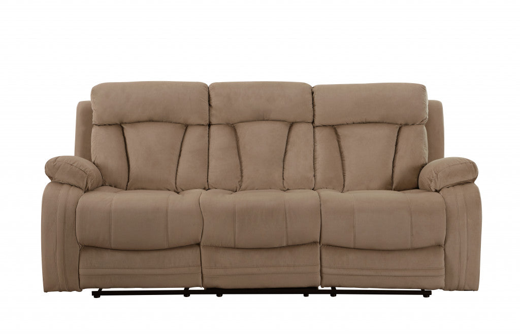 Two Piece Indoor Microsuede Five Person Seating Set