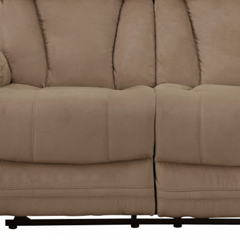 Two Piece Indoor Microsuede Five Person Seating Set