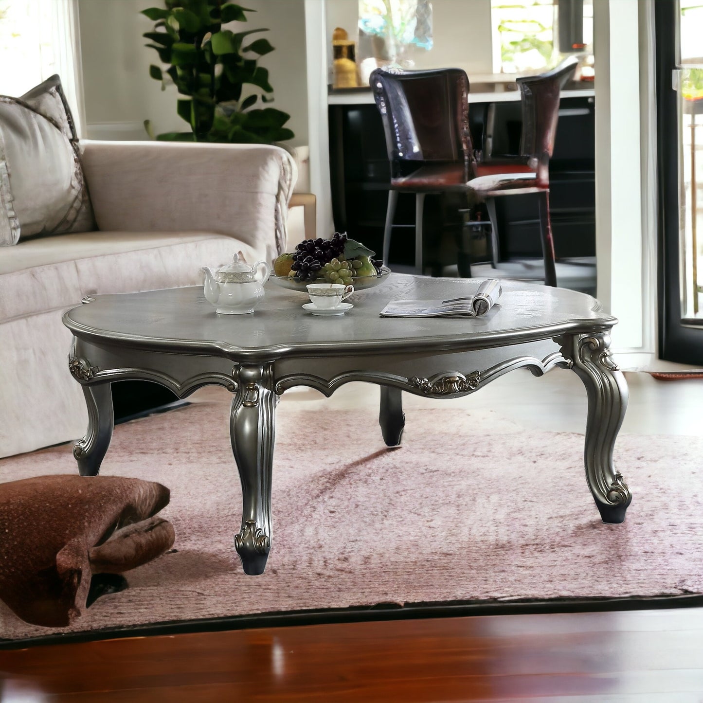 Solid Wood Free Form Coffee Table