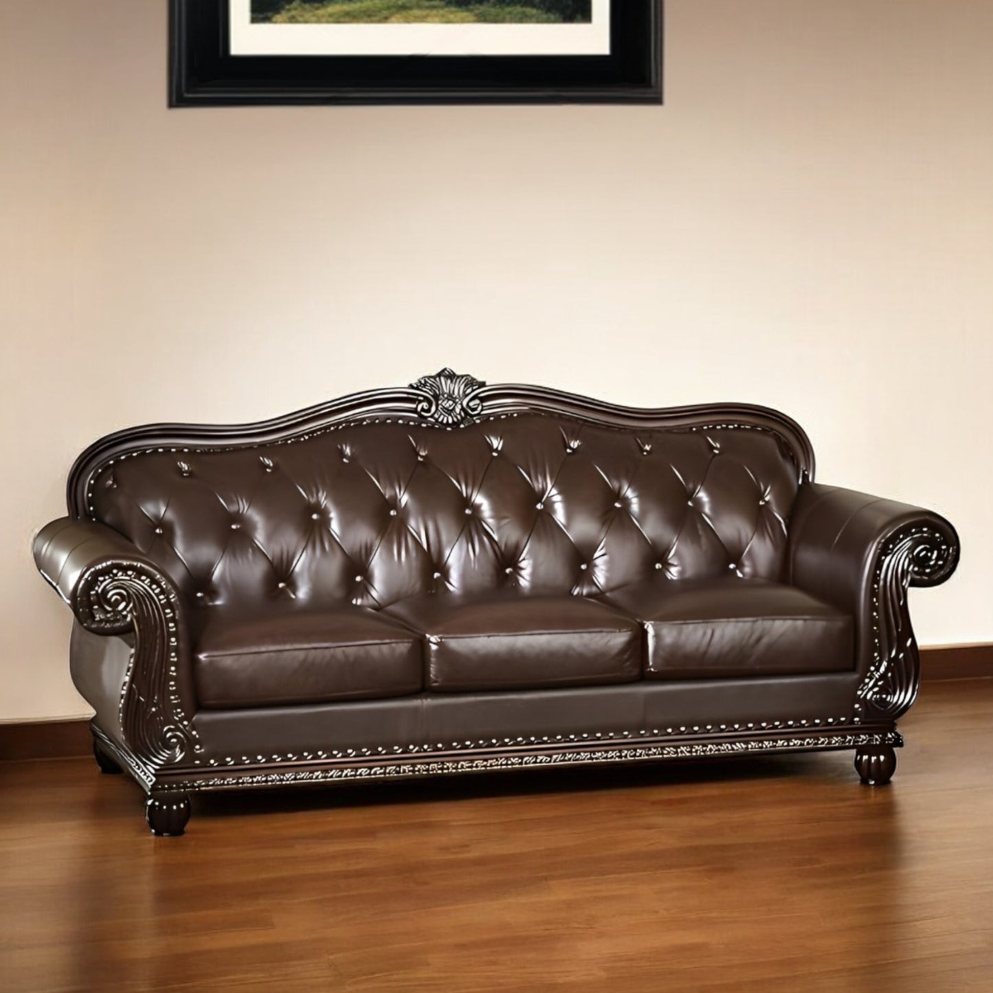 Top Grain Leather Sofa