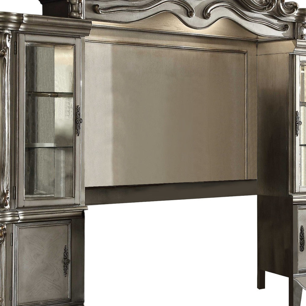 Solid Wood Floating Mount Entertainment Center