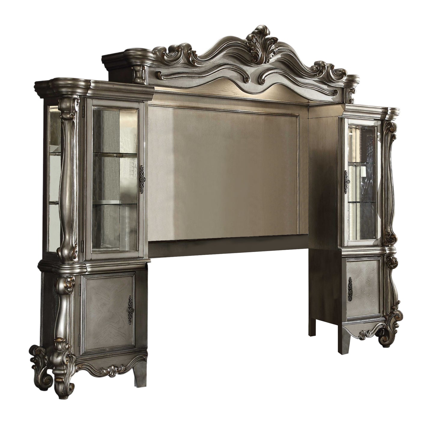 Solid Wood Floating Mount Entertainment Center