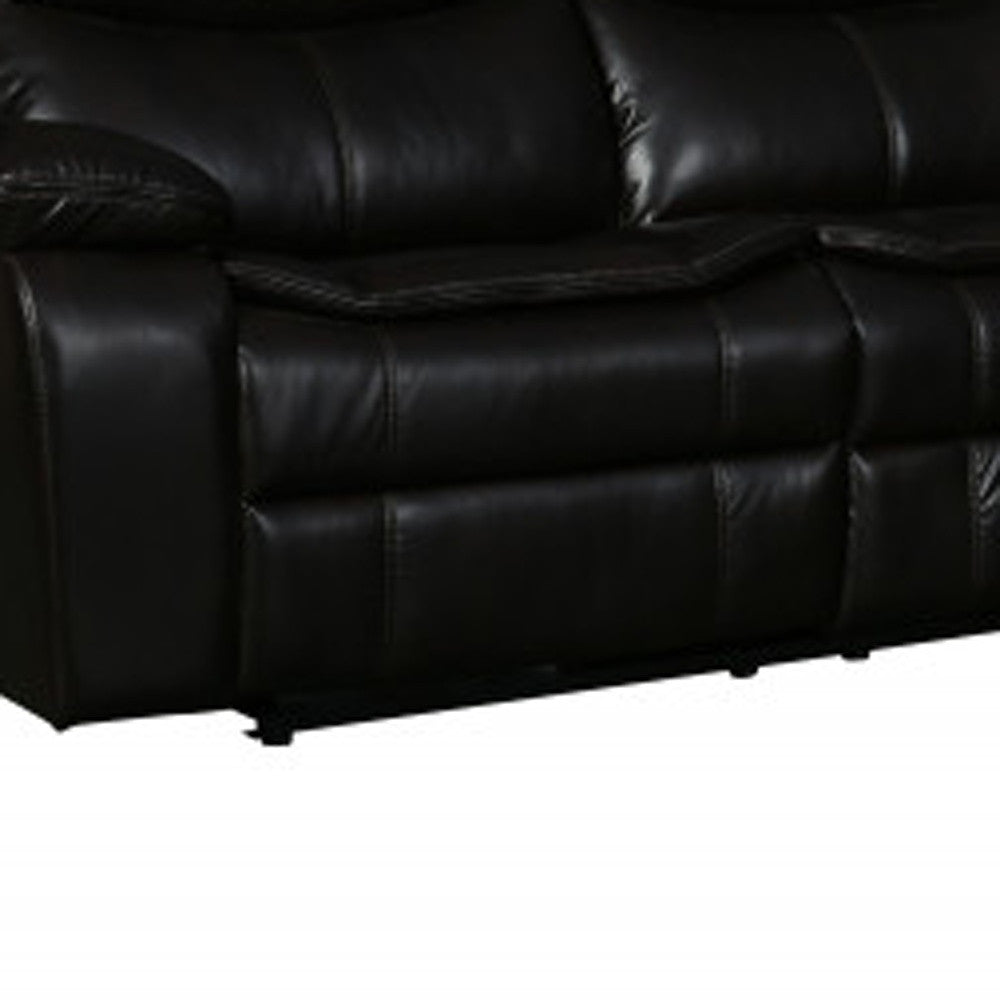 Polyester Blend Reclining U Shaped Three Piece Corner Sectional with Console