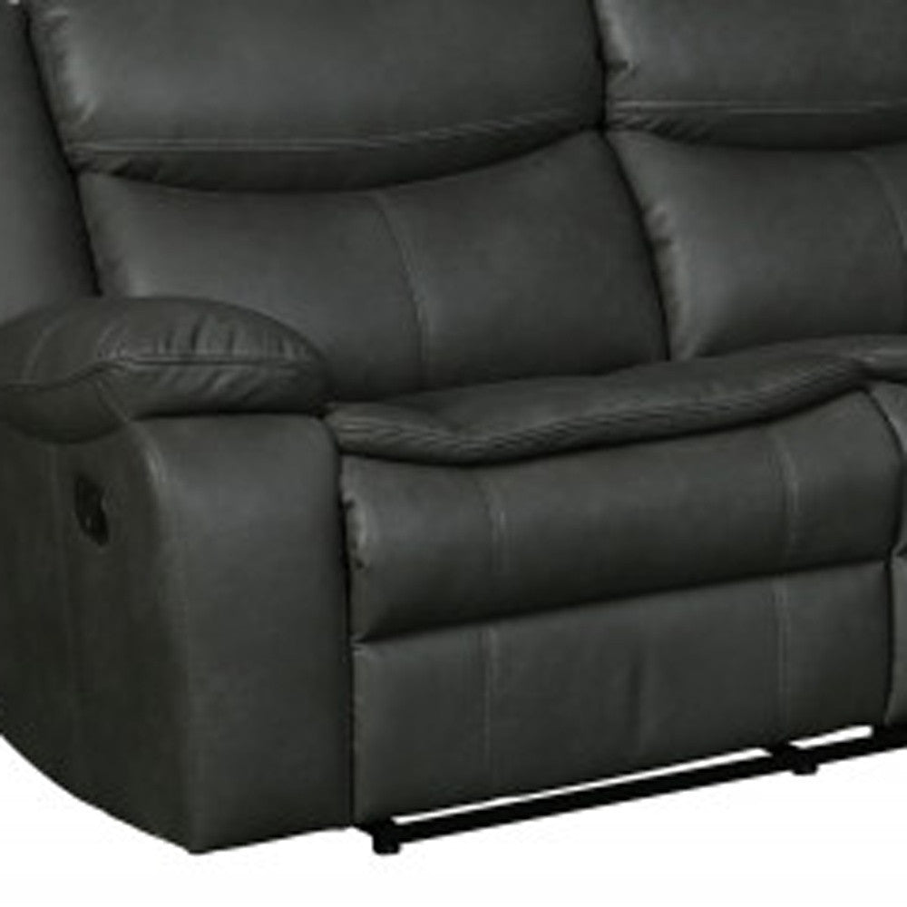 Polyester Blend Reclining U Shaped Three Piece Corner Sectional with Console