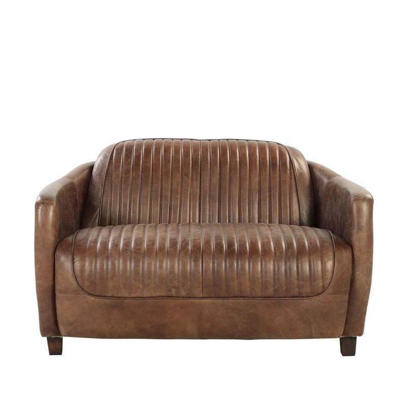 Leather Loveseat