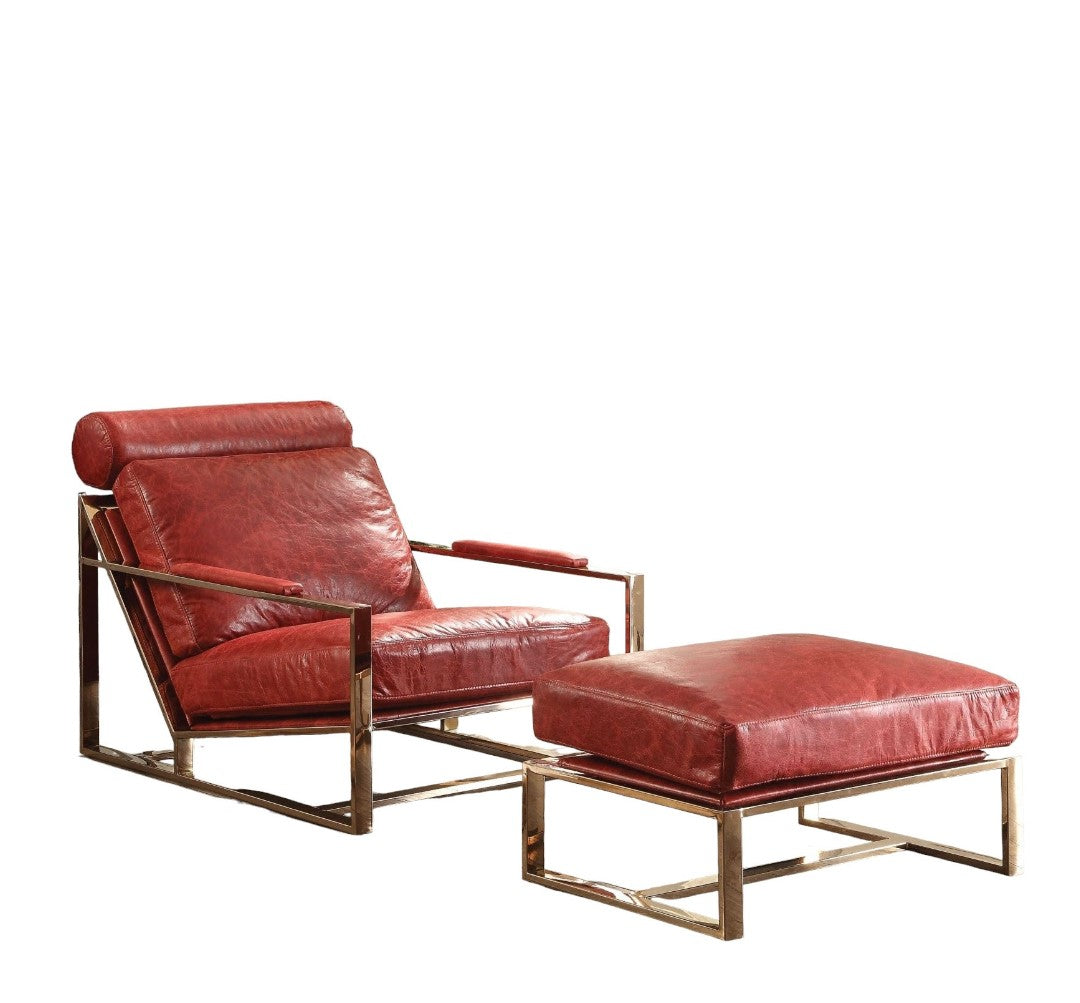 Top Grain Leather Arm Chair