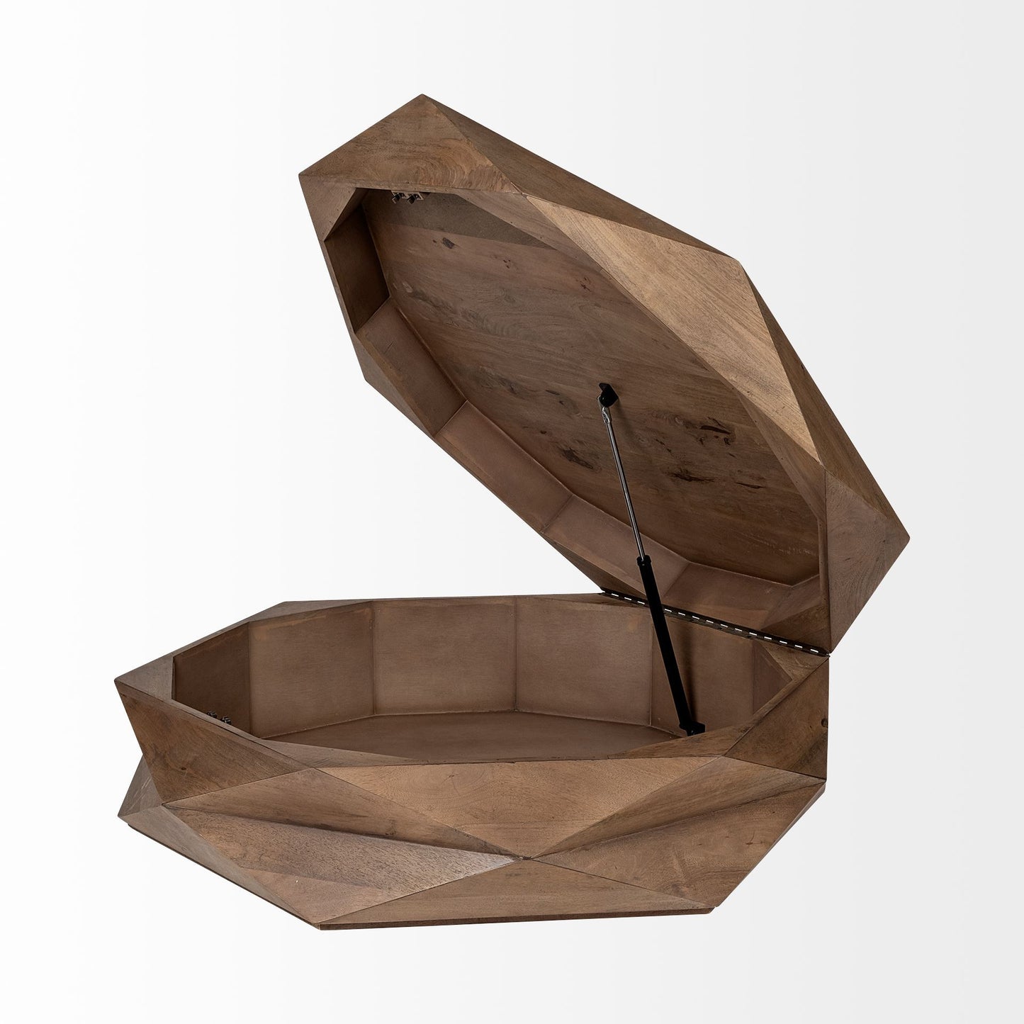 Wood Hexagon Coffee Table