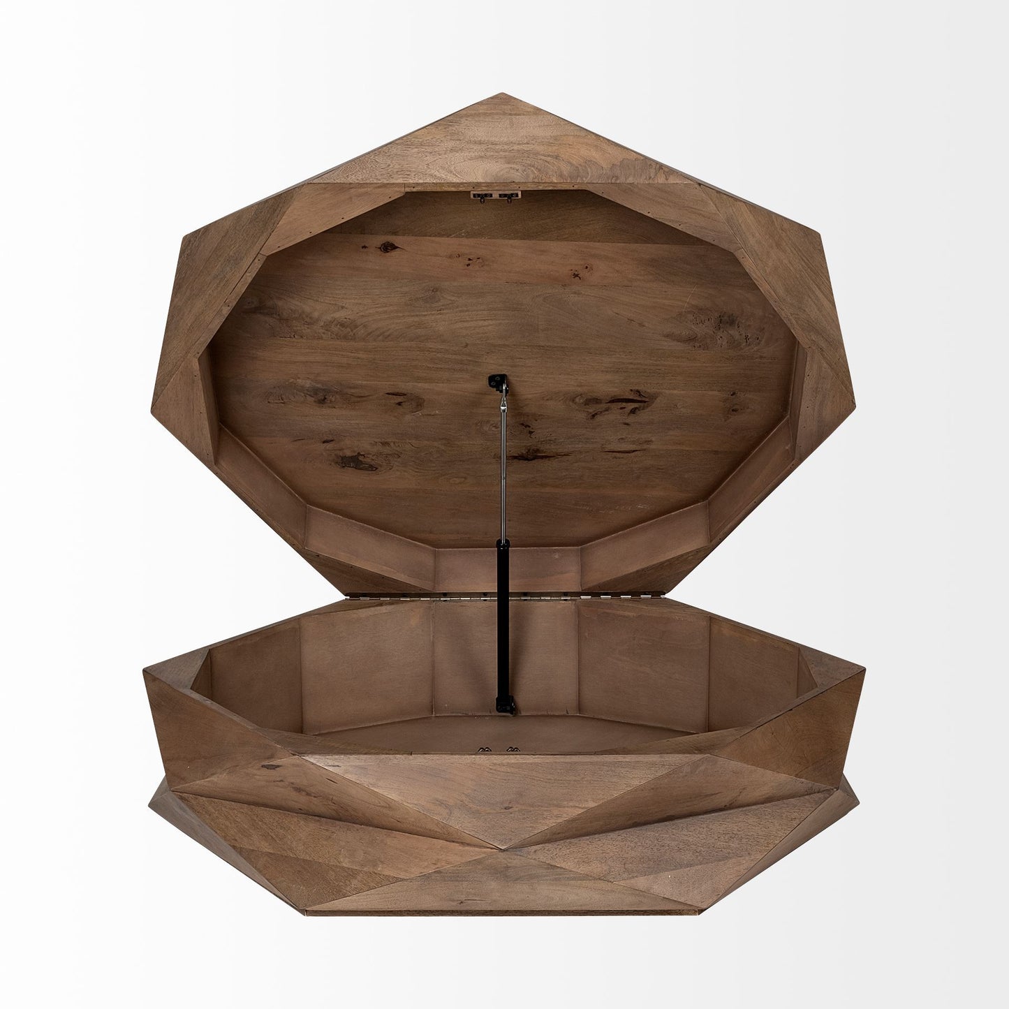 Wood Hexagon Coffee Table