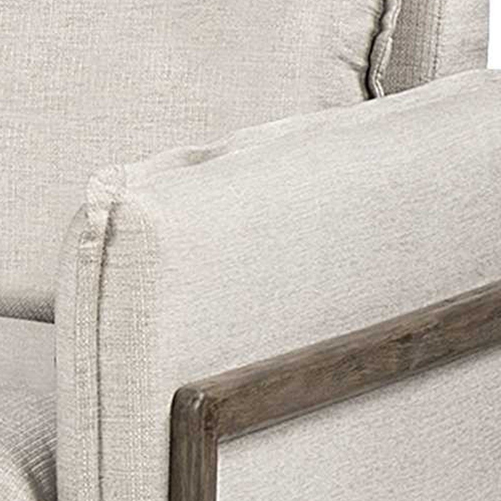 Linen Club Chair