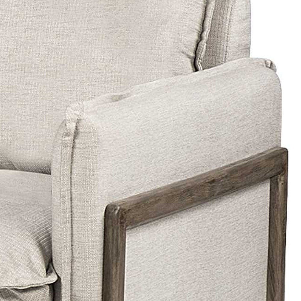 Linen Club Chair