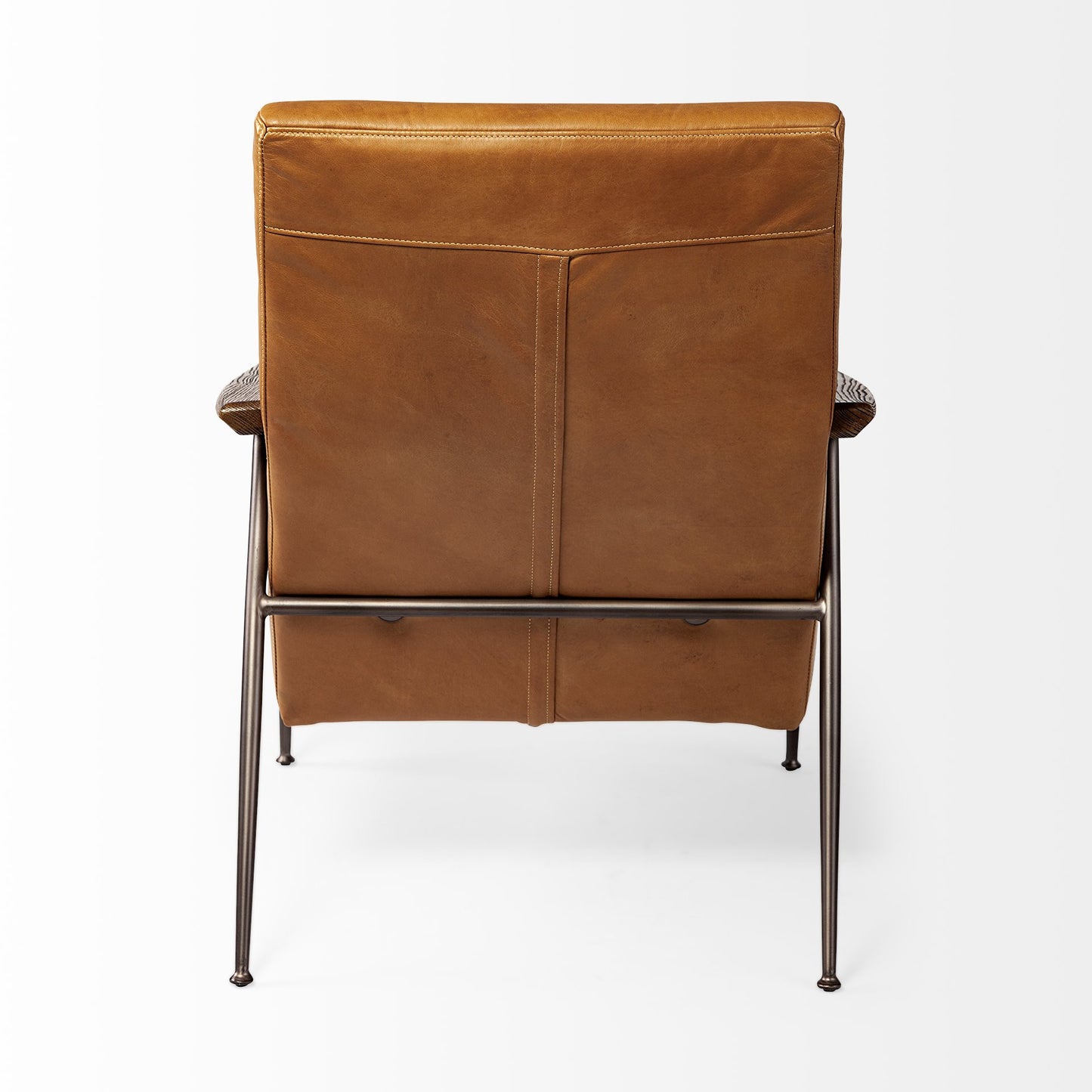 Faux Leather Tufted Lounge Chair