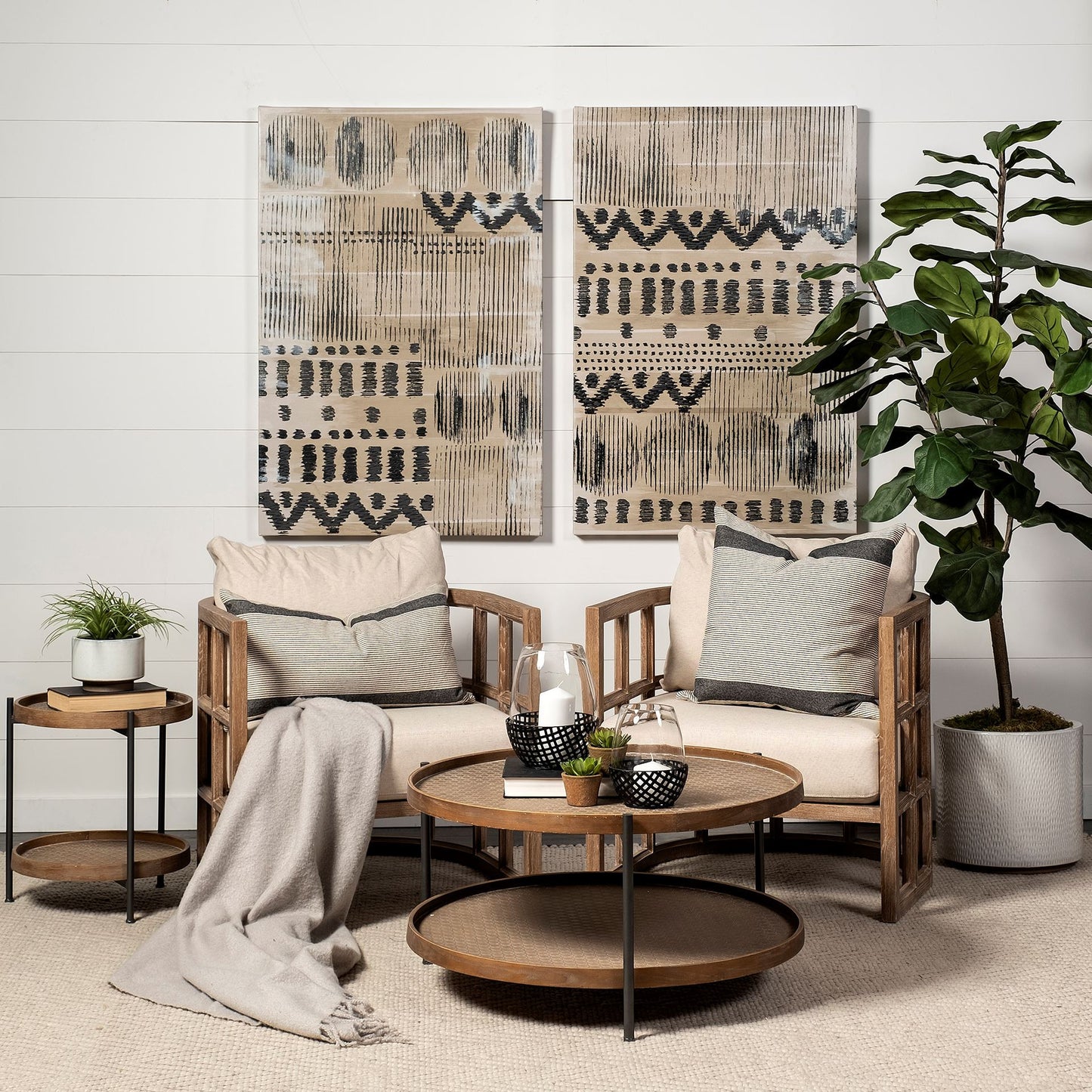 Fabric Arm Chair