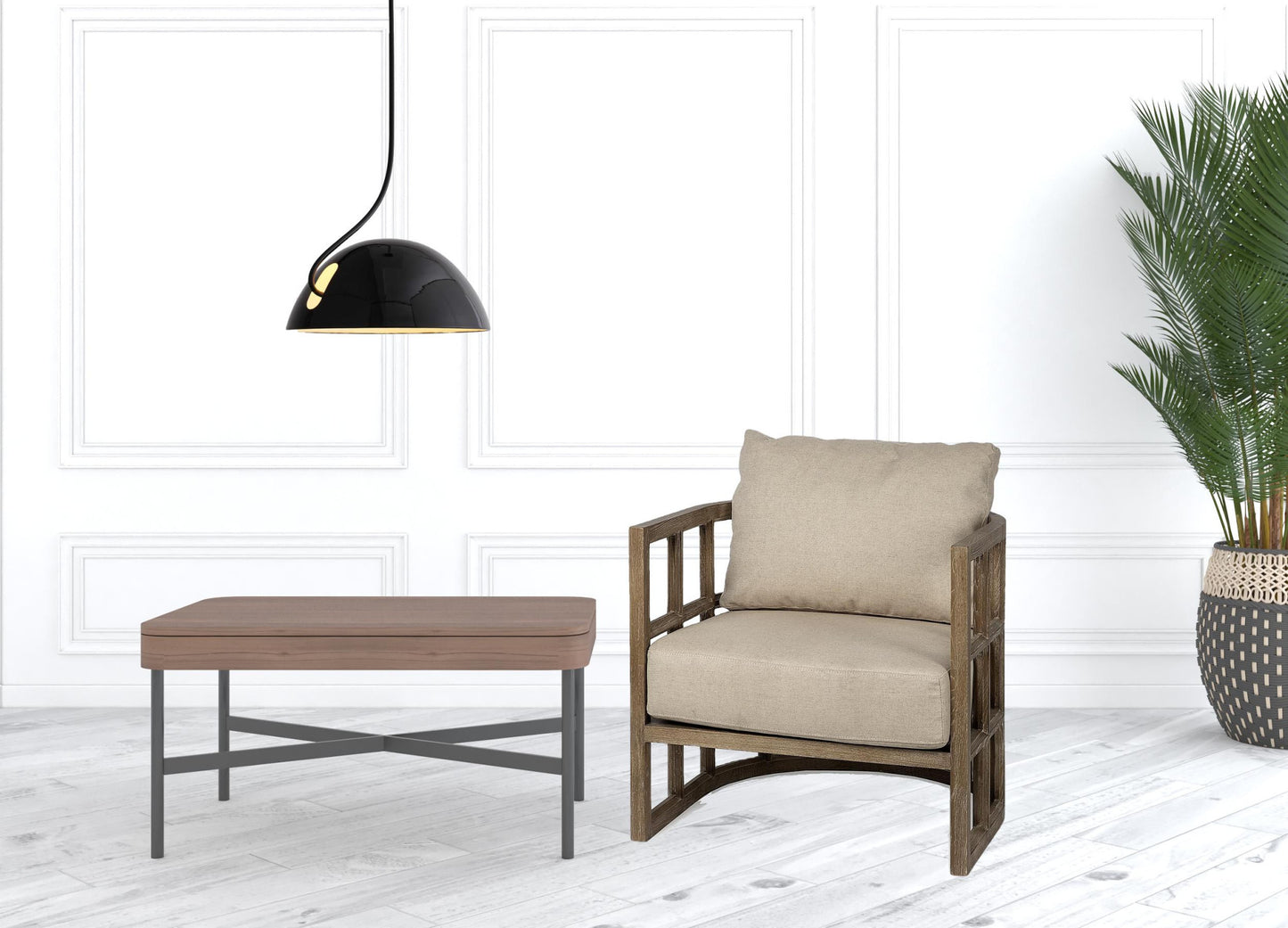 Fabric Arm Chair