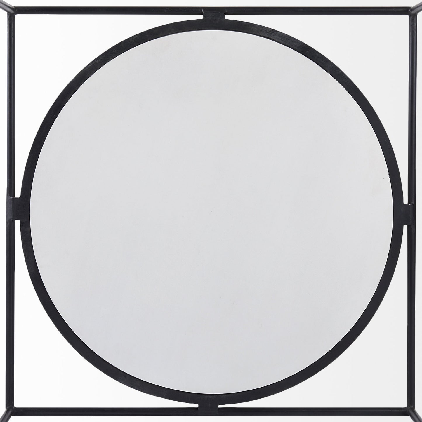 Genuine Marble and Metal Square Frame Coffee Table