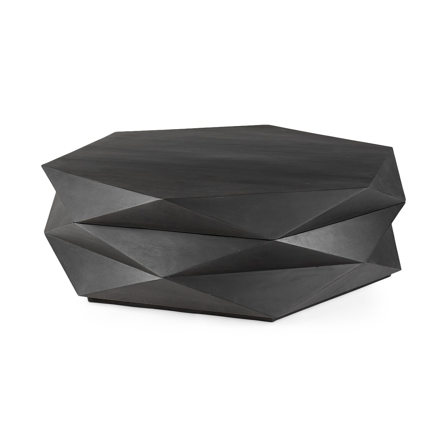 Wood Octagon Solid Coffee Table