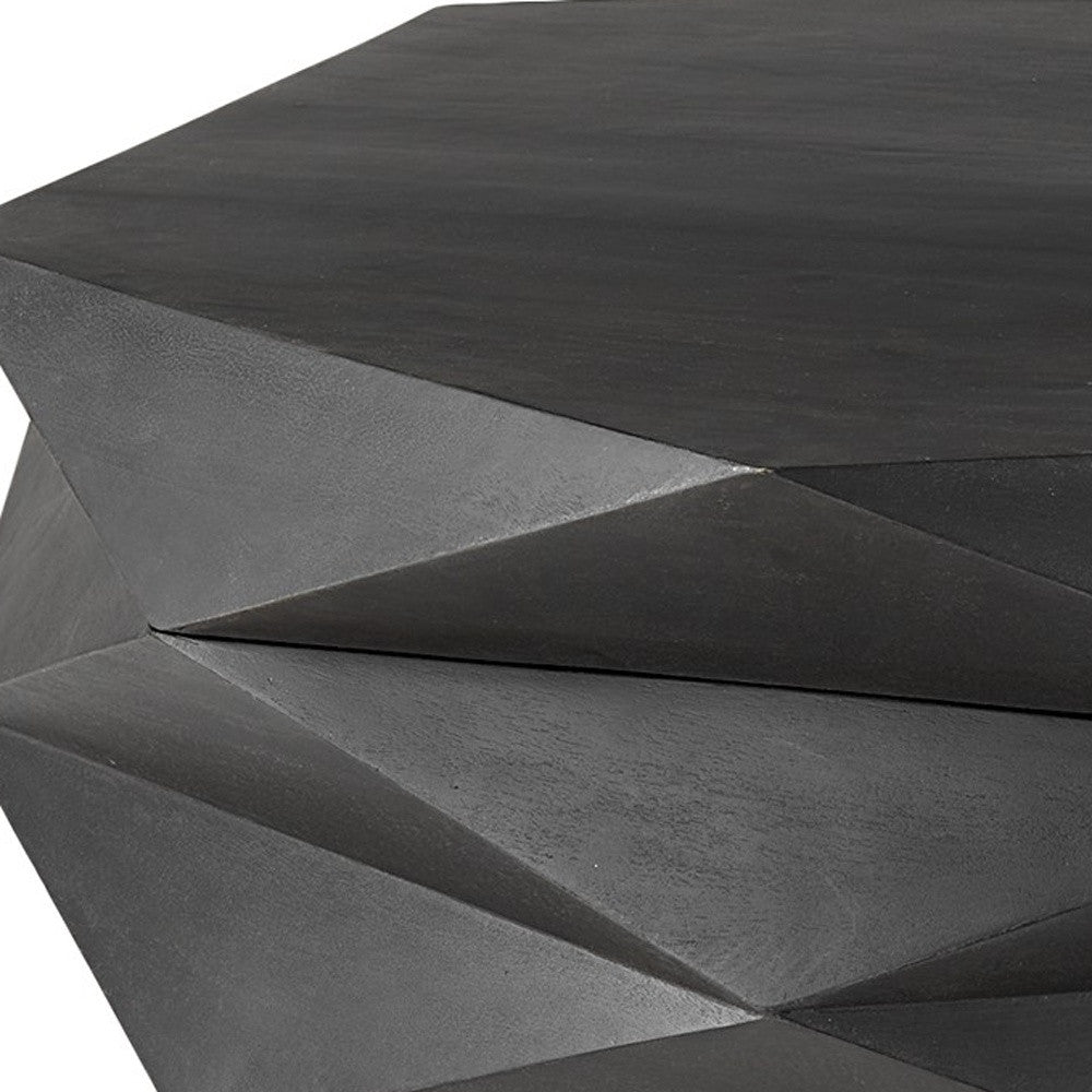 Wood Octagon Solid Coffee Table