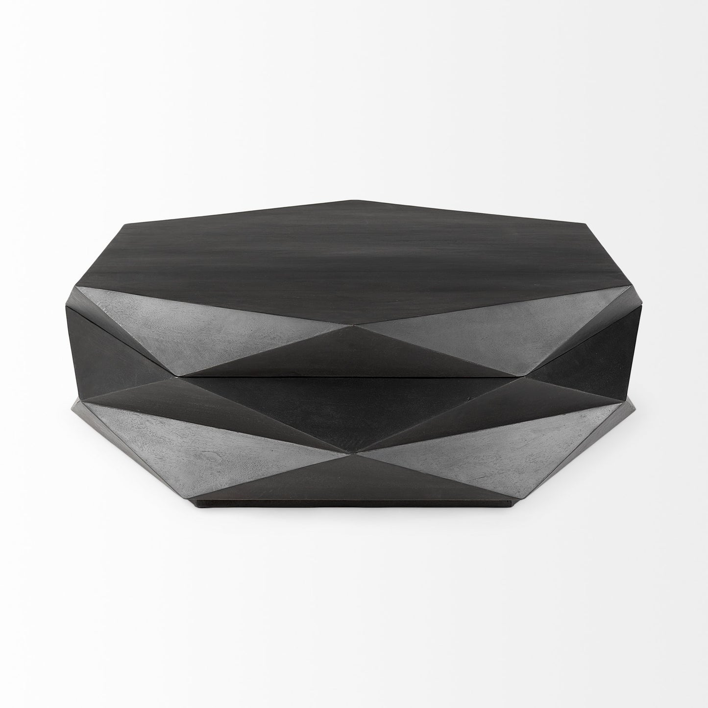 Wood Octagon Solid Coffee Table