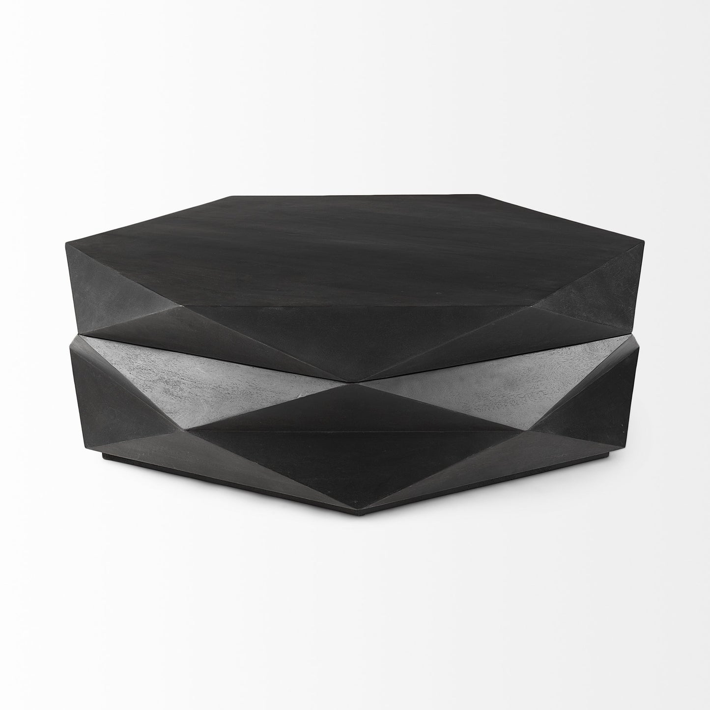 Wood Octagon Solid Coffee Table