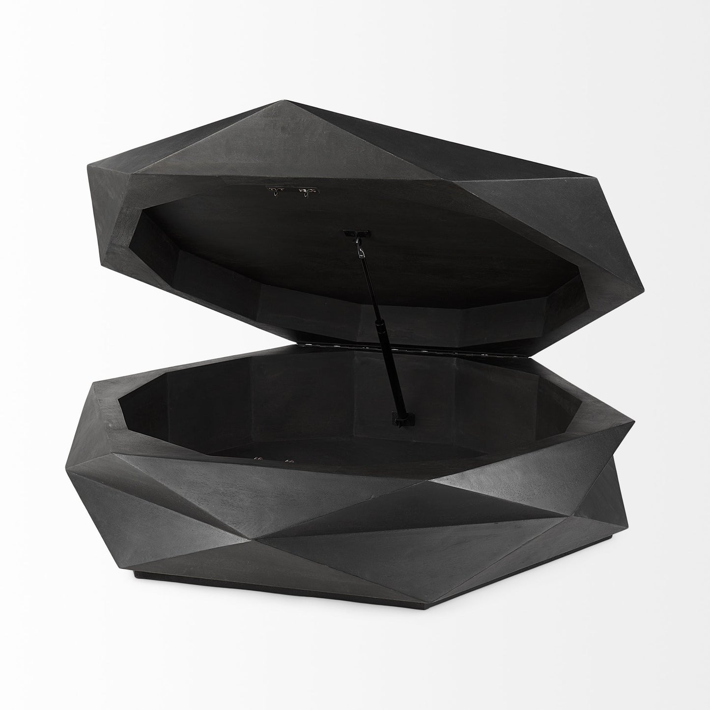 Wood Octagon Solid Coffee Table