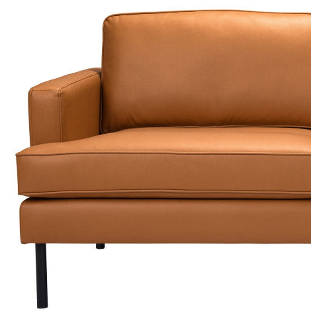 Polyester Sofa with Black Legs
