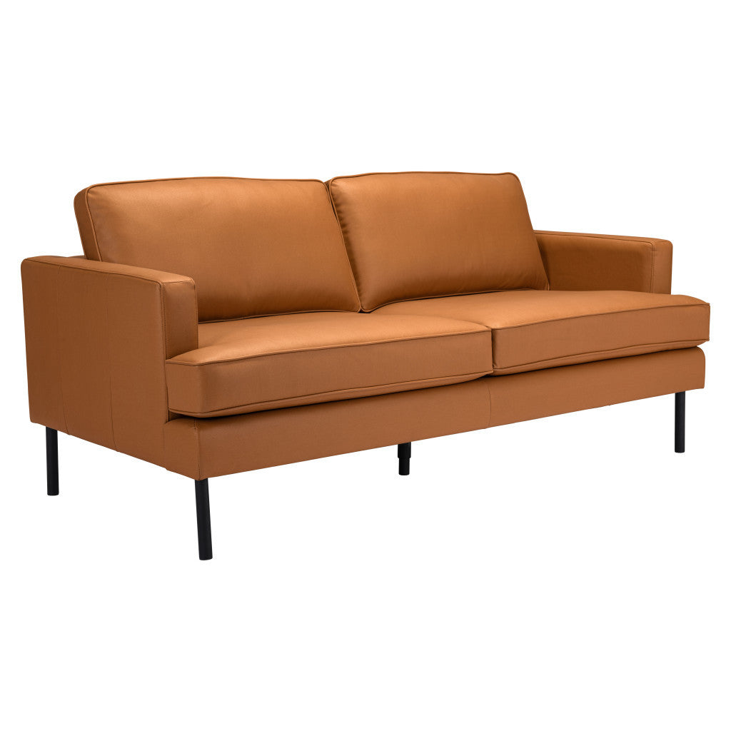 Polyester Sofa with Black Legs