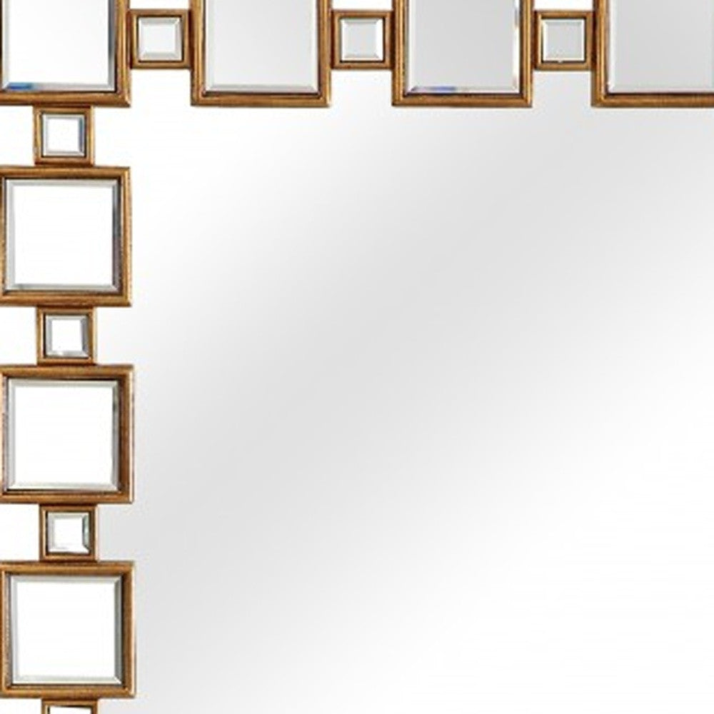 Mirrored Glass Console Table