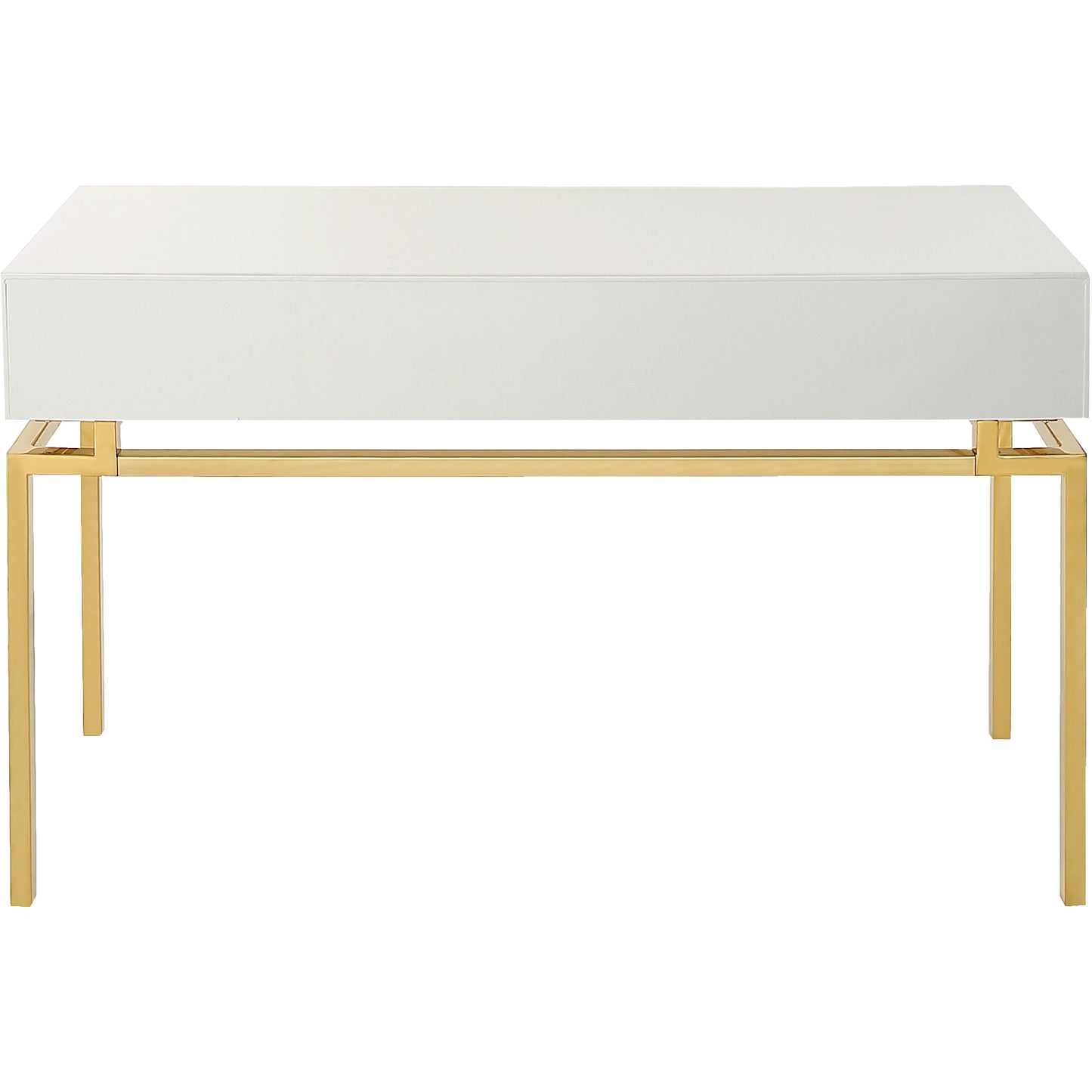 Wood Console Table with Two Drawers