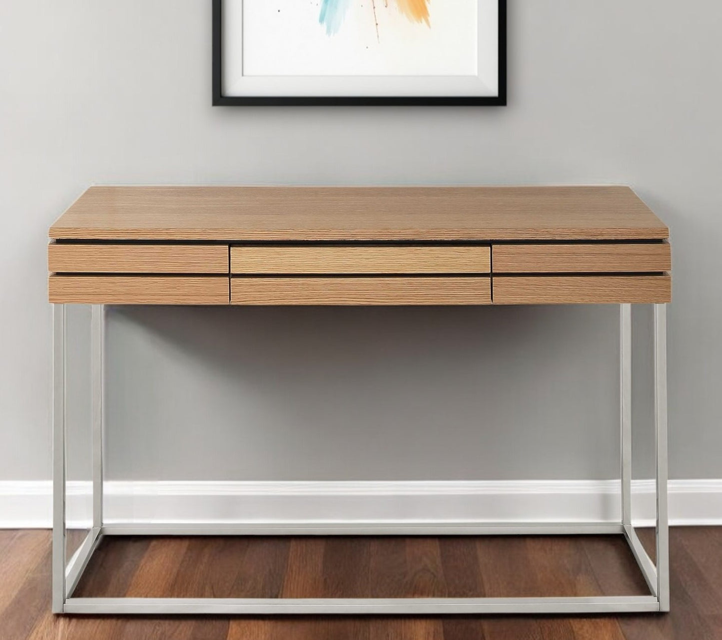 Frame Console Table and Drawers
