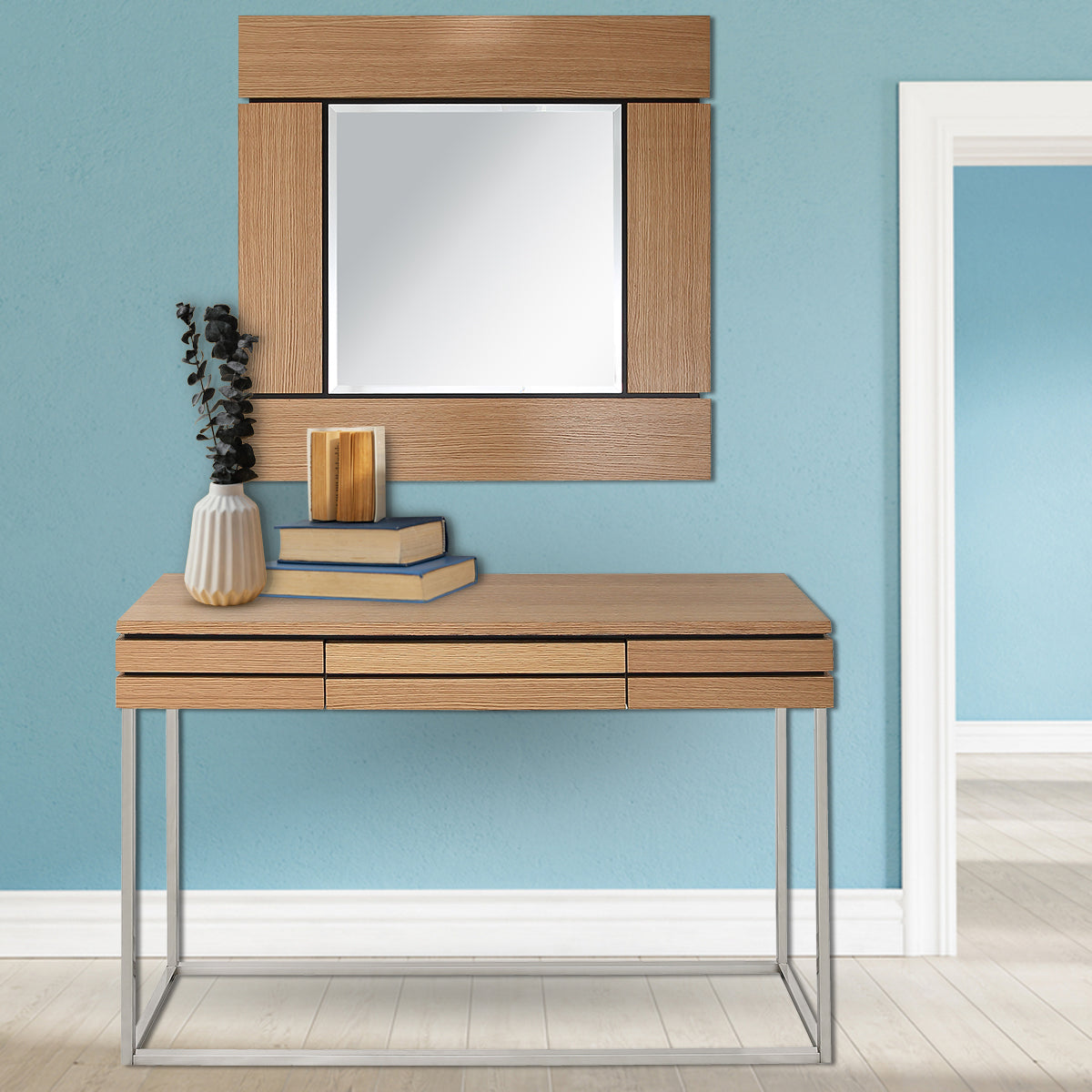 Frame Console Table and Drawers