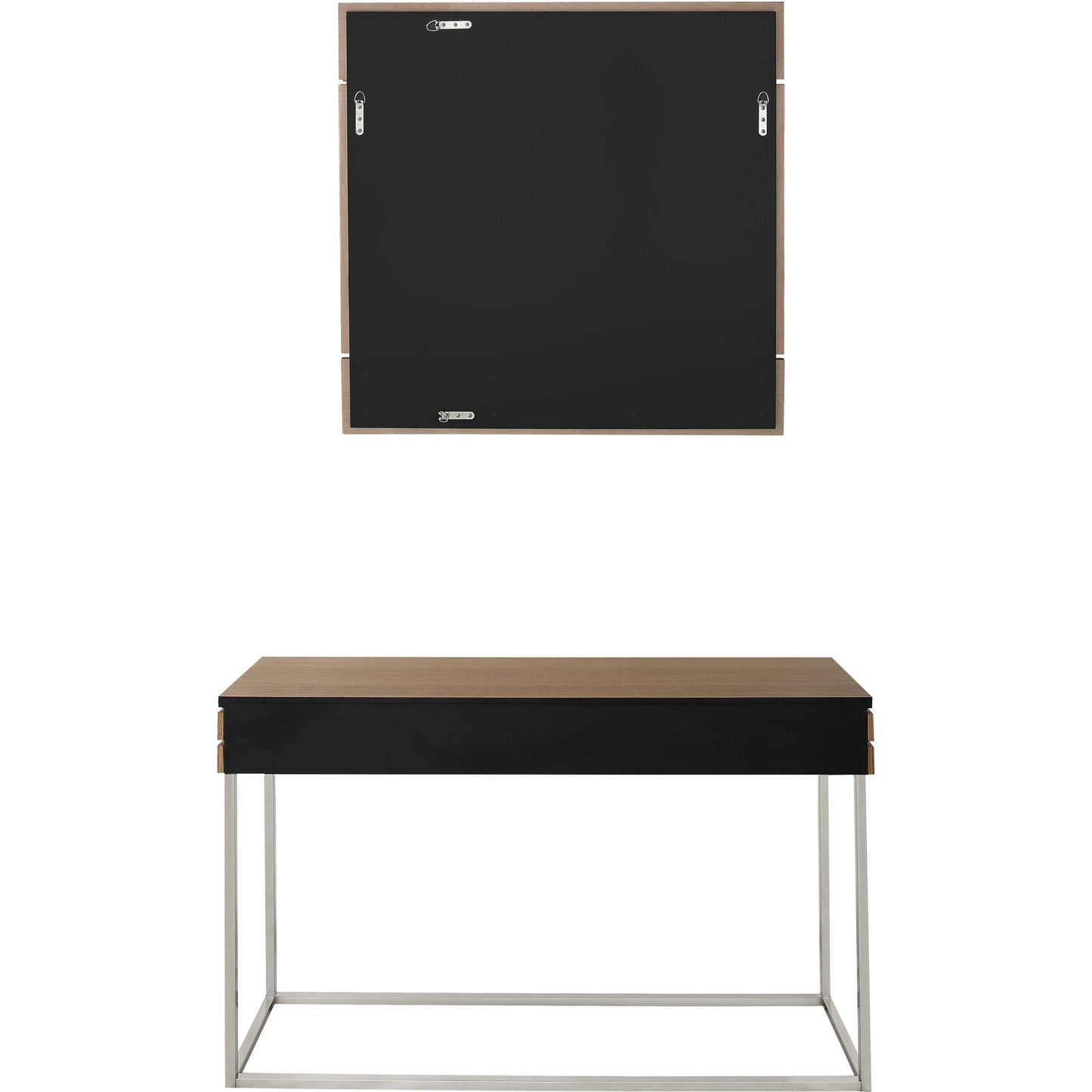Wood Frame Console Table with Drawer