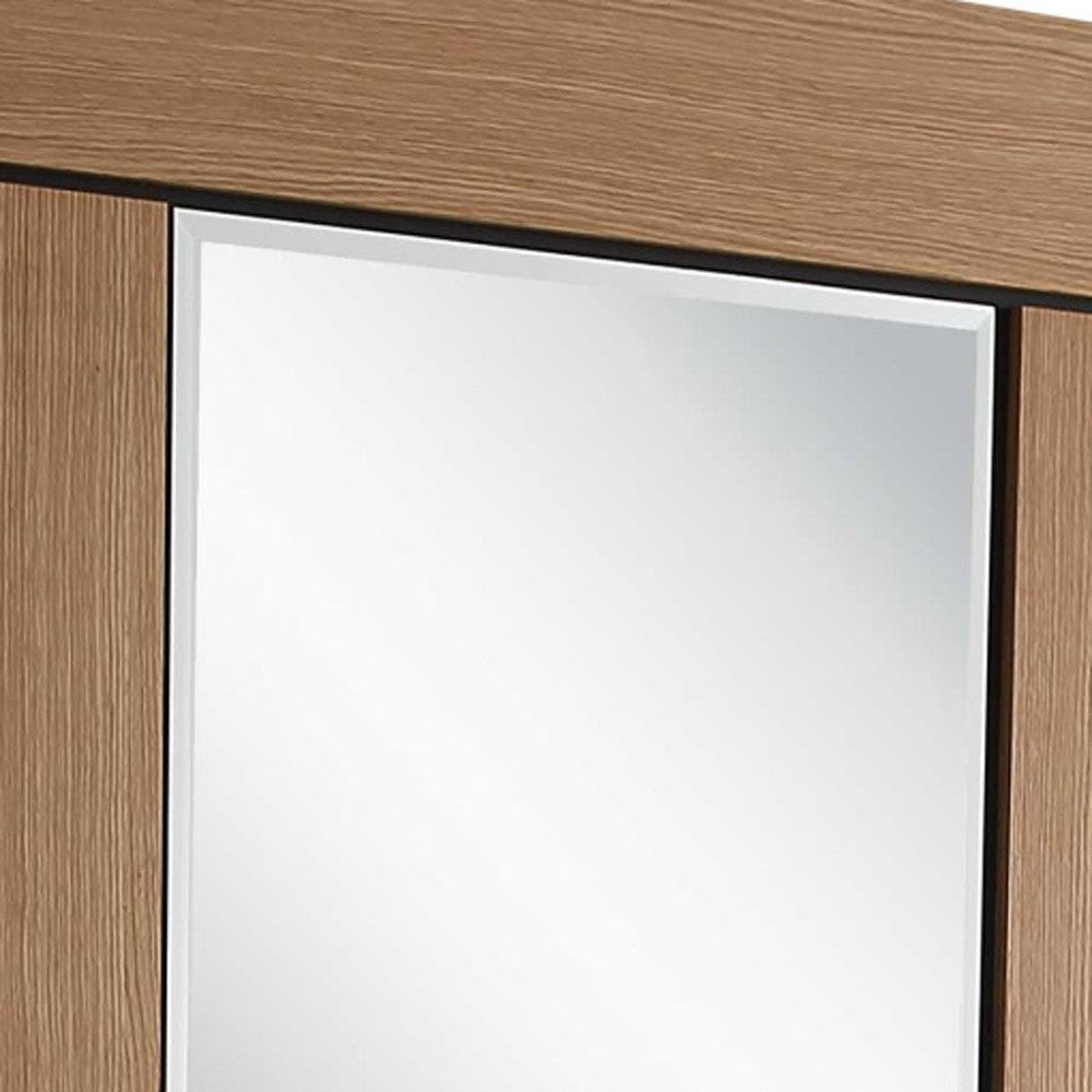 Wood Frame Console Table with Drawer