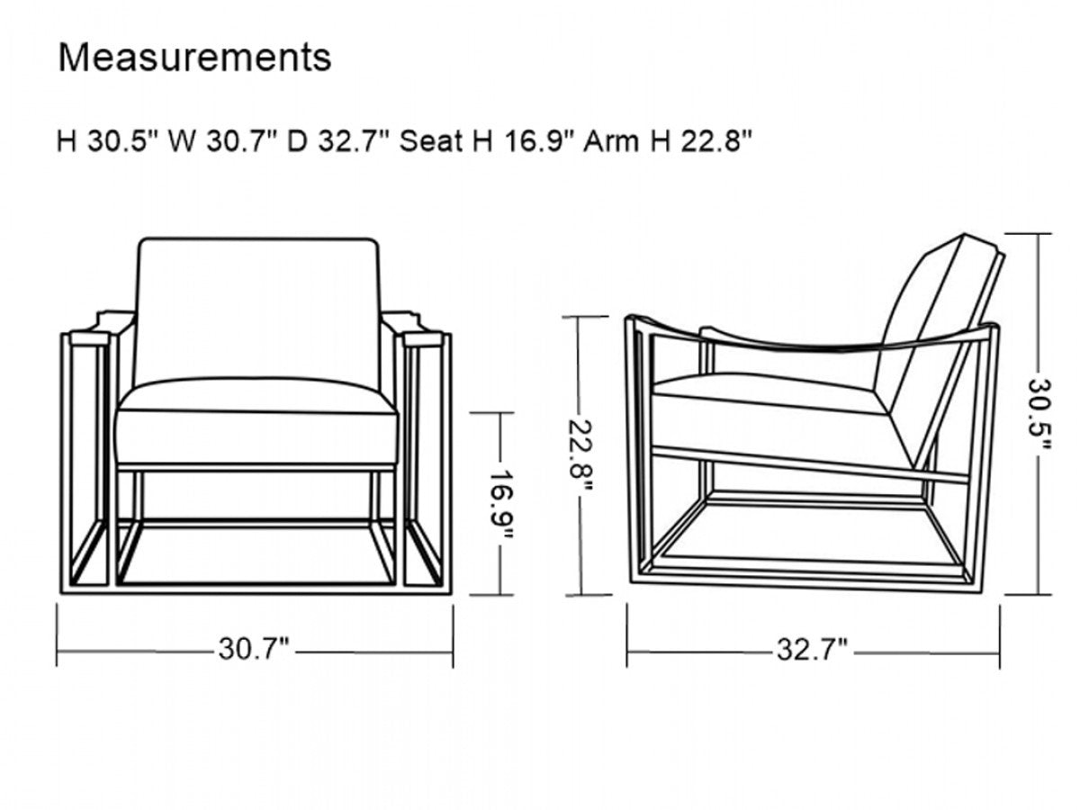 Faux Leather Lounge Chair