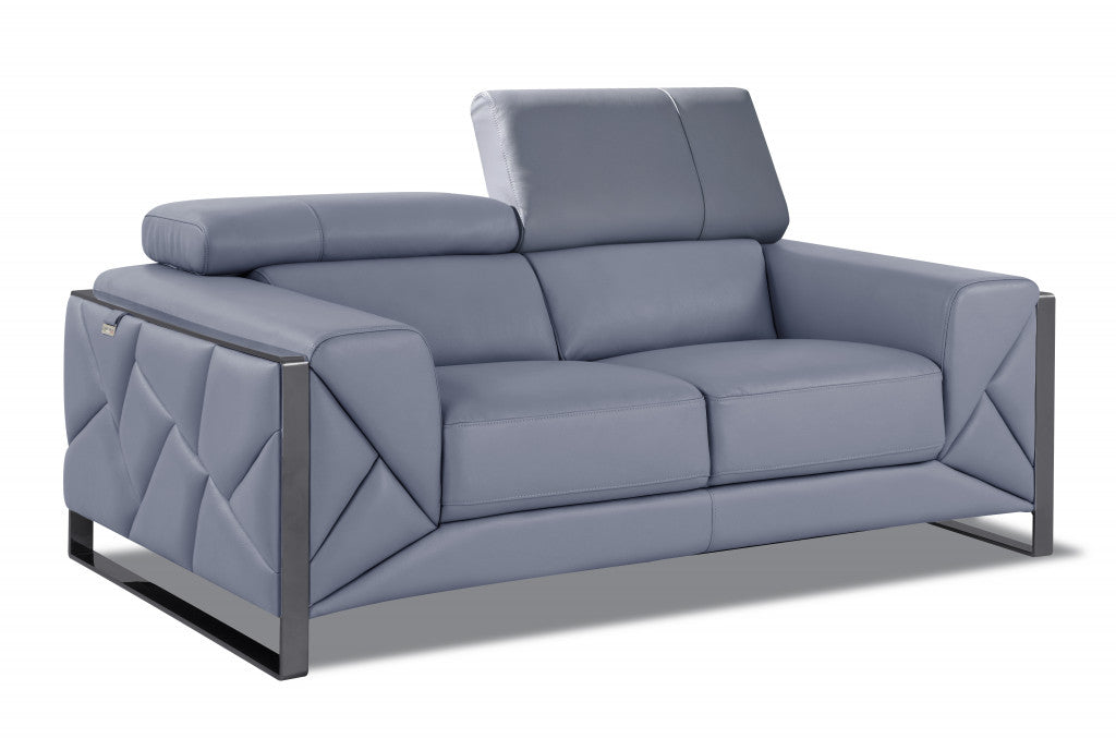 Italian Leather Loveseat