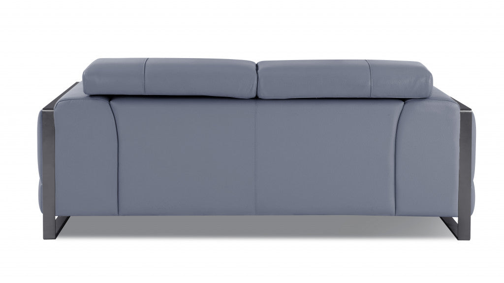 Italian Leather Loveseat